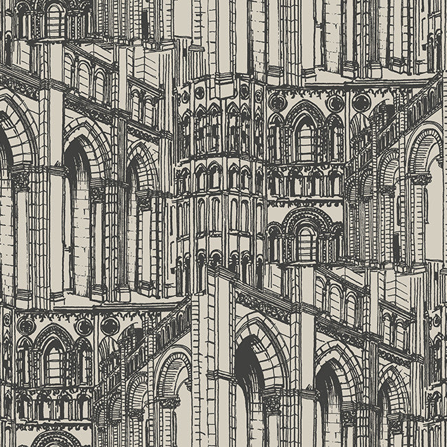 York AM8634 American Classics Architectural Drawing Wallpaper
