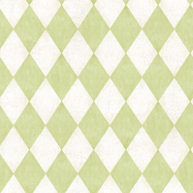 York AM8693 American Classics Old World Harlequin Wallpaper