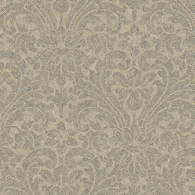 York AM8710 American Classics Herringbone Damask Wallpaper
