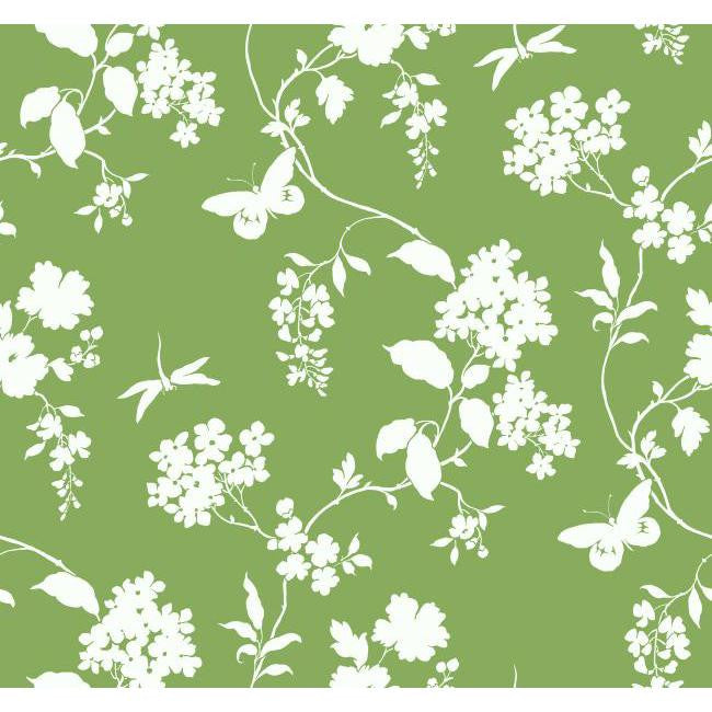 York AP7427 Green Book Scenic Vines Wallpaper