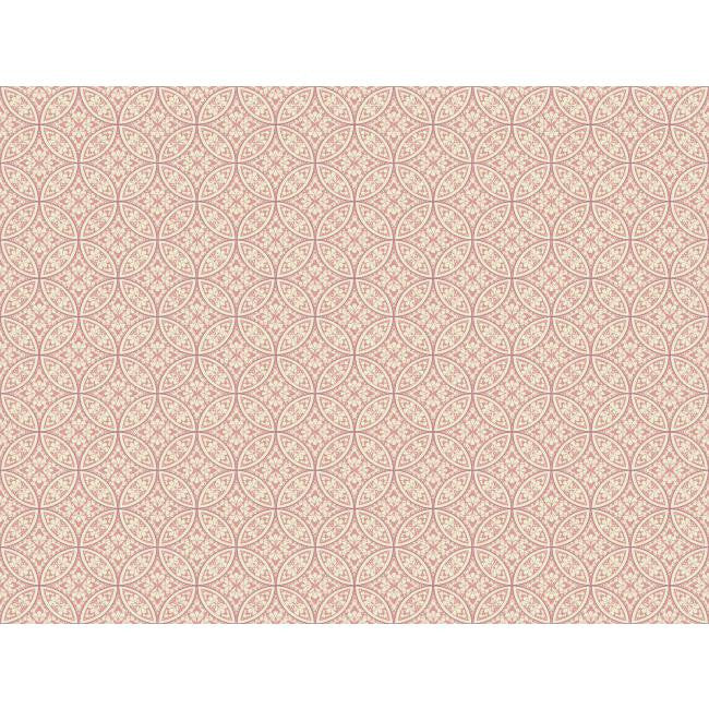 York AP7438 Pink & Purple Book Lacey Circle Geo Wallpaper