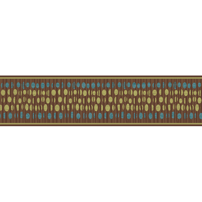 York Wallpaper BG1688BD Border Portfolio II Modern Dotted Twig Border