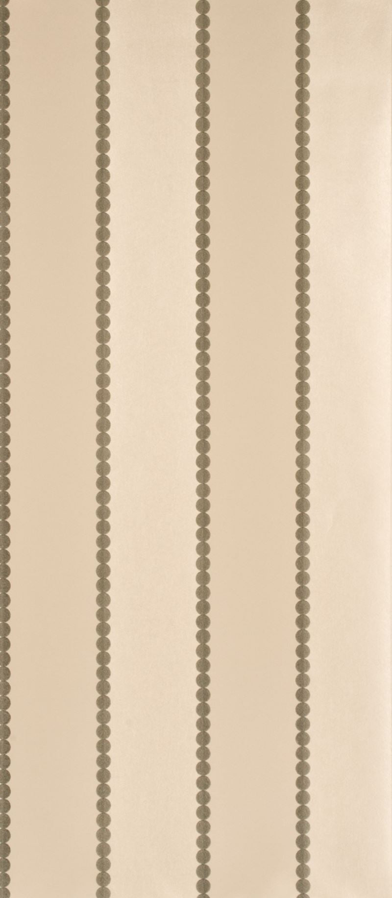 G P & J Baker Wallpaper BW45003.2 Valentino Stripe Flock Silver/Ivory