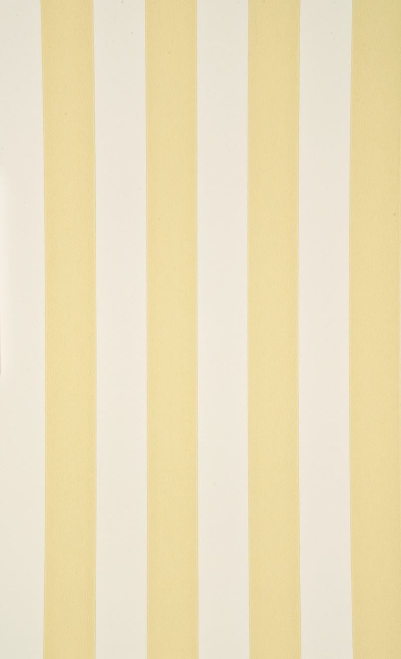 G P & J Baker Wallpaper BW45015.3 Marquee Stripe Mimosa/Ivory