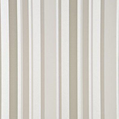 G P & J Baker Wallpaper BW45026.1 Silhouette Stripe Ivory/Linen