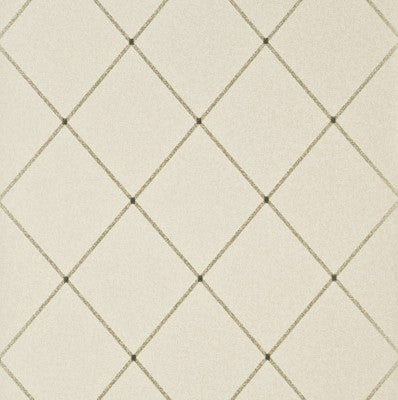 G P & J Baker Wallpaper BW45032.1 Trellis Linen/Ivory