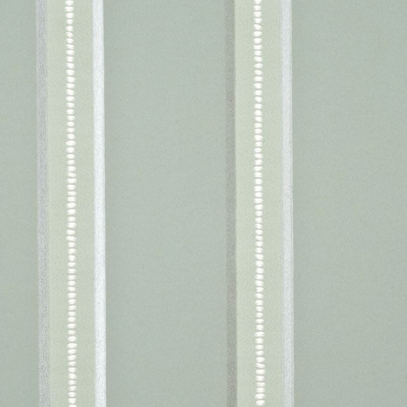 G P & J Baker Wallpaper BW45036.2 Crayford Stripe Aqua/Gilver