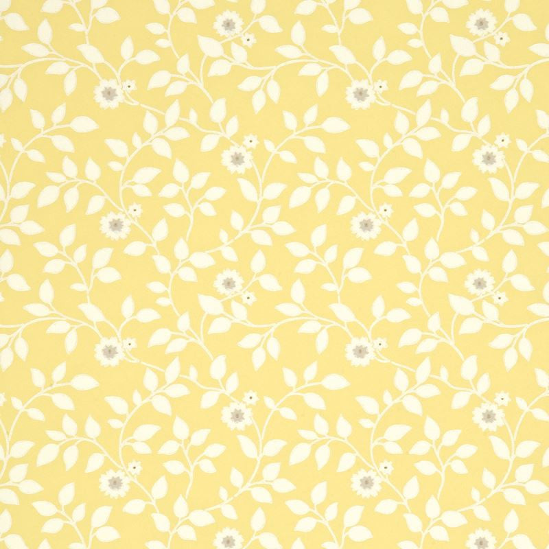 G P & J Baker Wallpaper BW45046.6 Flowerdene Yellow/Ivory