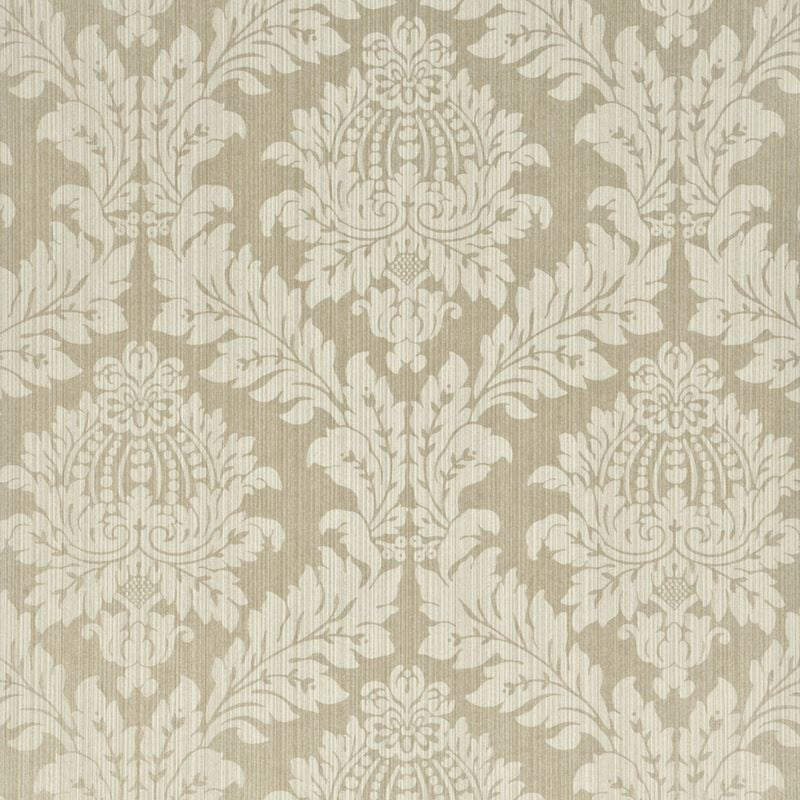 G P & J Baker Wallpaper BW45047.2 Lydford Damask Champagne