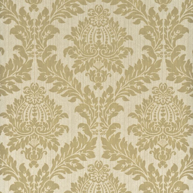 G P & J Baker Wallpaper BW45047.4 Lydford Damask Taupe