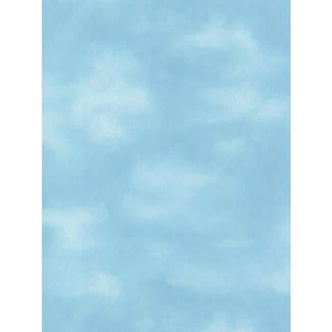 York BZ9486 Brothers & Sisters 4 Summer Blue Sky With Wispy Clouds Wallpaper