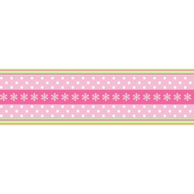 York Wallpaper CK7720B Candice Olson Kids Daisy Ribbon Border