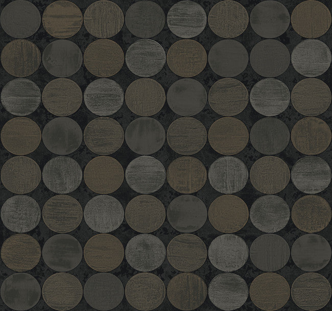 York CX1276 Candice Olson Dimensional Surfaces Textured Circles Wallpaper