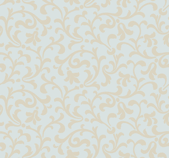 York CX1331 Candice Olson Dimensional Surfaces Sand Printed Scrolling Leaf Wallpaper
