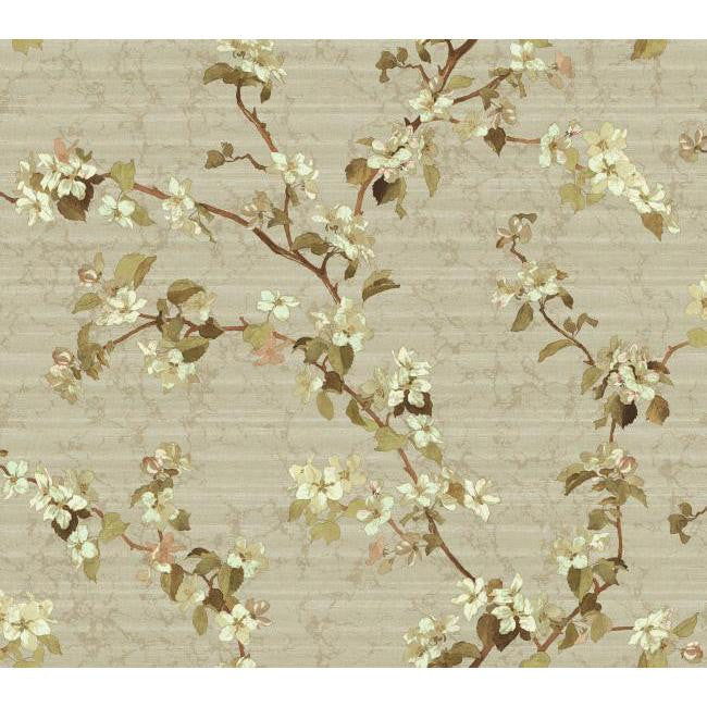 York DC1302 Green Book Apple Blossom Wallpaper