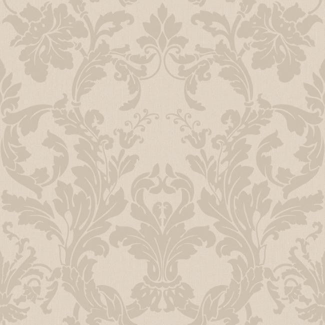 York DC1308 Pink & Purple Book Acanthus Damask Wallpaper