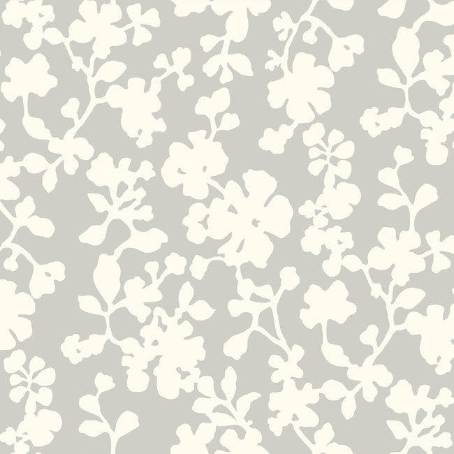 York DE8832 Candice Olson Shimmering Details Shadow Flowers Wallpaper