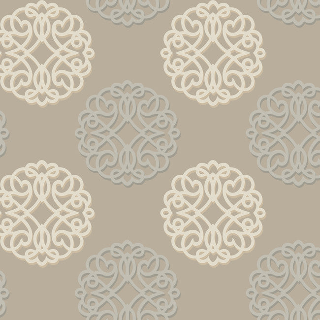 York DE8863 Candice Olson Shimmering Details Duo Wallpaper