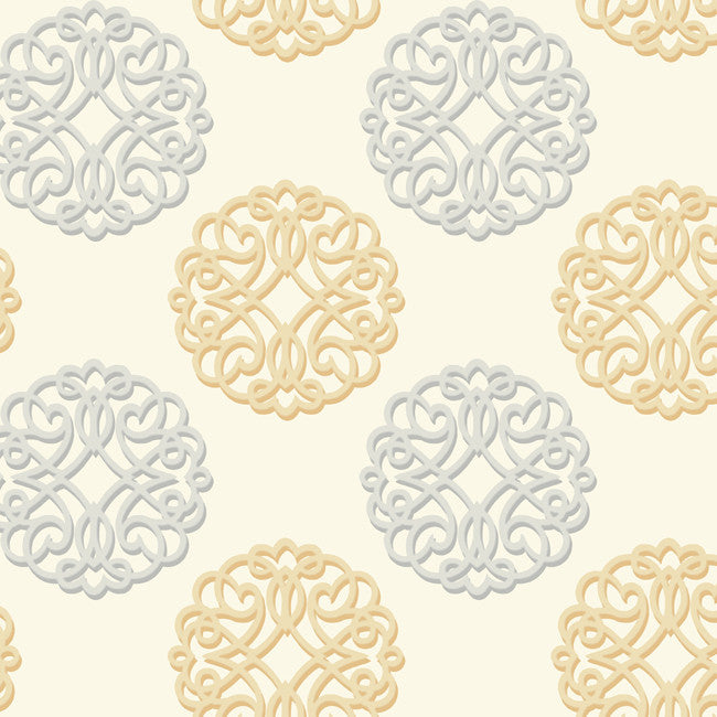 York DE8865 Candice Olson Shimmering Details Duo Wallpaper