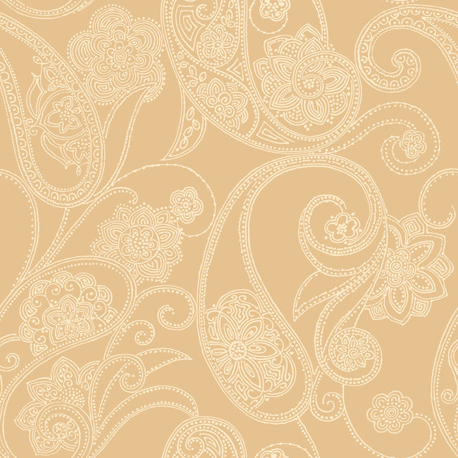 York Wallpaper DE9004 Candice Olson Shimmering Details Dotted Paisley