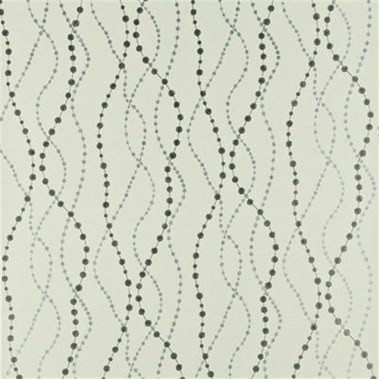 Threads Wallpaper EW15006.905 Raindrops Silver