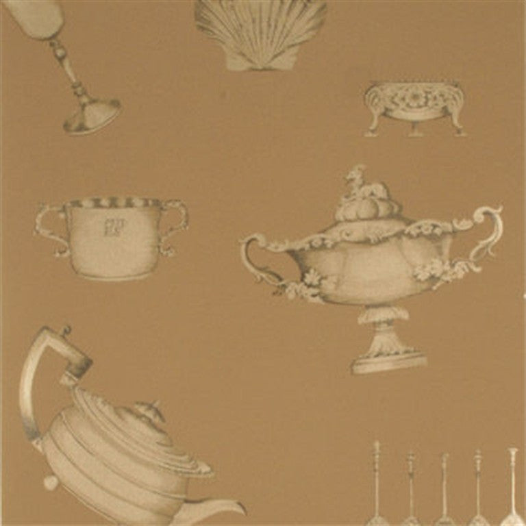 Mulberry Wallpaper FG058.A128 Family Silver Mole/Pewter
