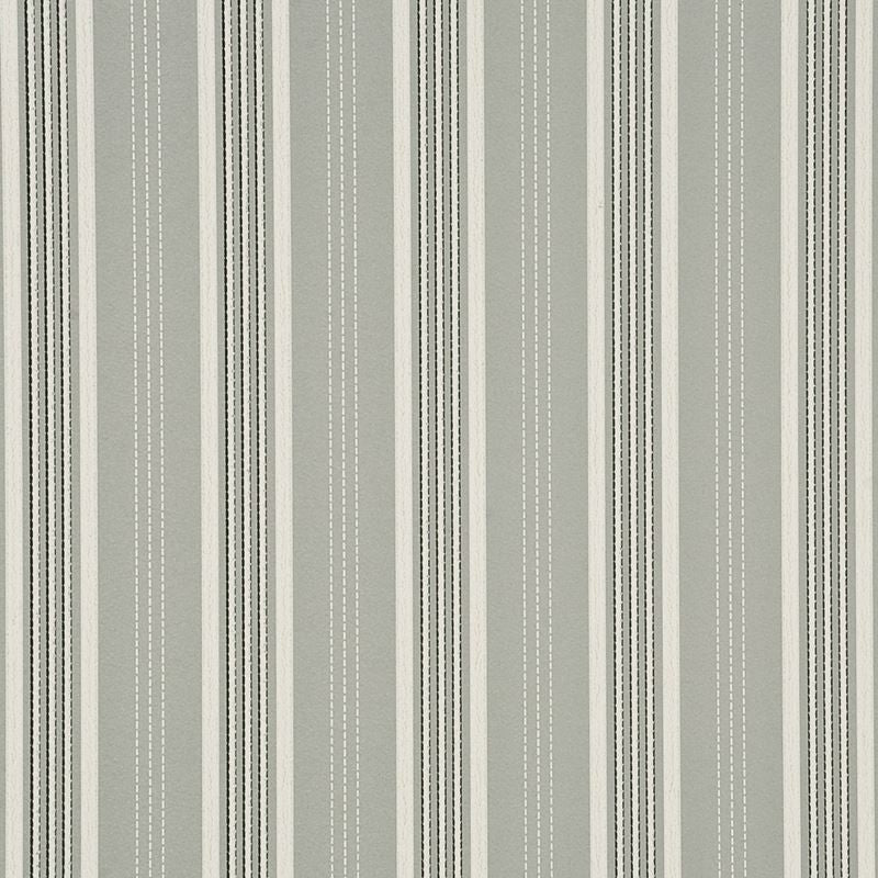 Mulberry Wallpaper FG067.A131 Narrow Ticking Stripe Grey/Taupe