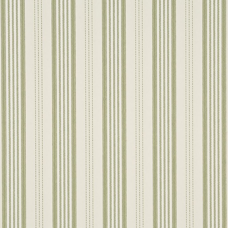 Mulberry Wallpaper FG067.R107 Narrow Ticking Stripe Moss