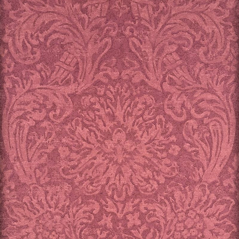 Mulberry Wallpaper FG072.V106 Faded Damask Red