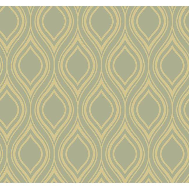 York FP2692 Metallics Book Ogee Wallpaper