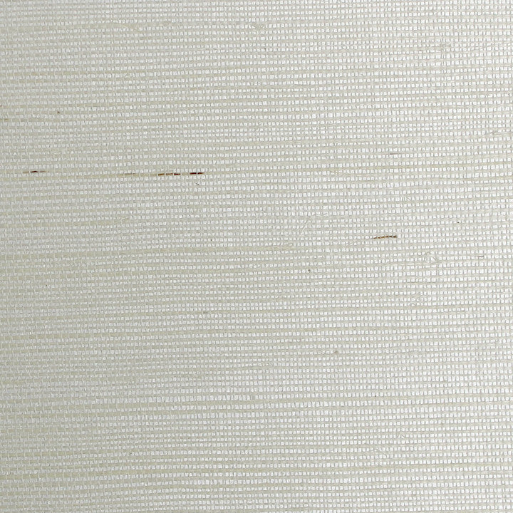 Scalamandre Wallpaper G1194-001 Sisal Metallic Platinum