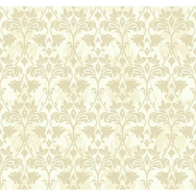 York Wallpaper GG4735 Gentle Manor Drybrush Damask