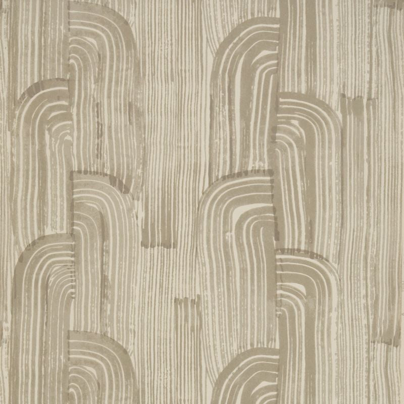 Groundworks Wallpaper GWP-3304.611 Crescent Paper Taupe/Putty