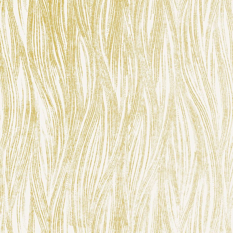 Groundworks Wallpaper GWP-3305.41 Currents Paper Gold/Ivory