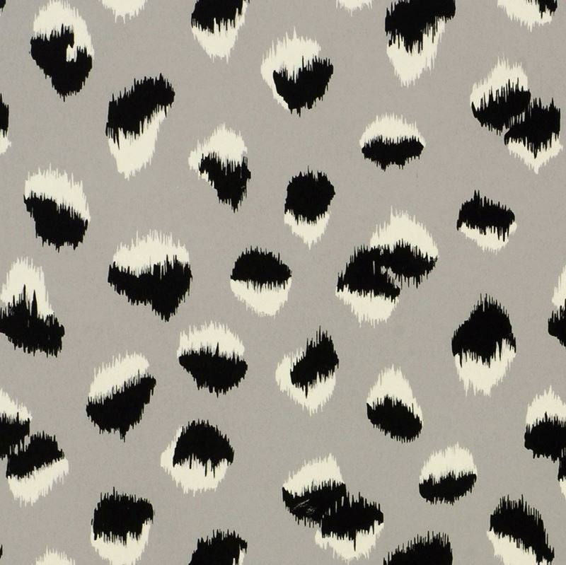 Groundworks Wallpaper GWP-3306.18 Feline Paper Grey/Black