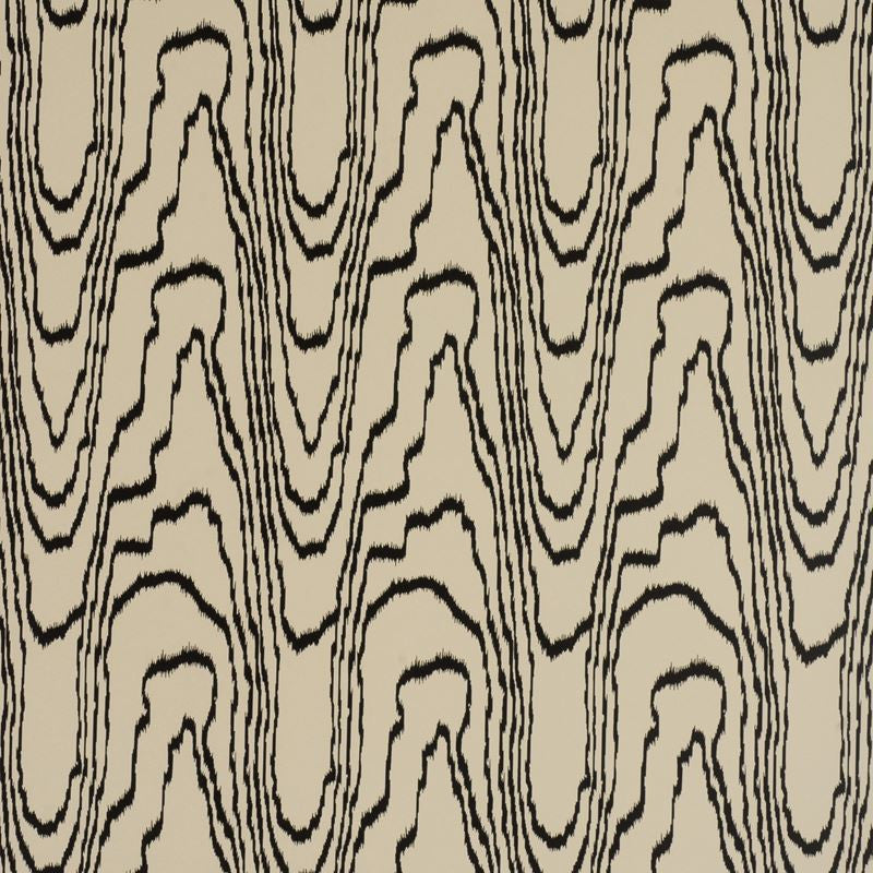 Groundworks Wallpaper GWP-3307.816 Agate Paper Beige/Ebony