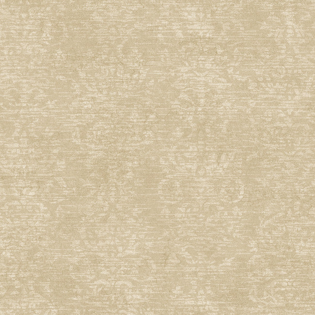 York GX8121 Passport Distressed Damask Stripe Wallpaper