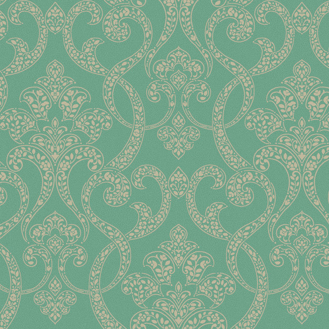 York GX8137 Passport Paisley Scroll Wallpaper