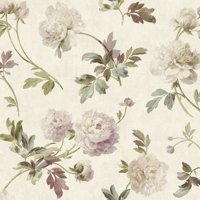 York GX8151 Passport Whitworth Peony Wallpaper
