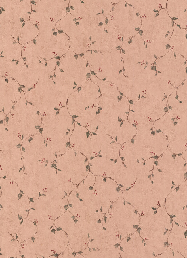 York Wallpaper HF8768CB Rose Hip Vine