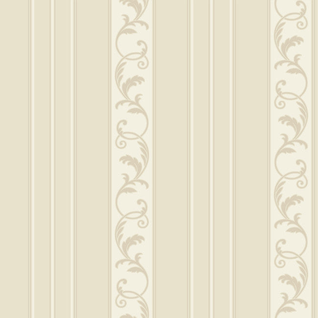 York JR5718 Sapphire Oasis Damask Stripe Wallpaper