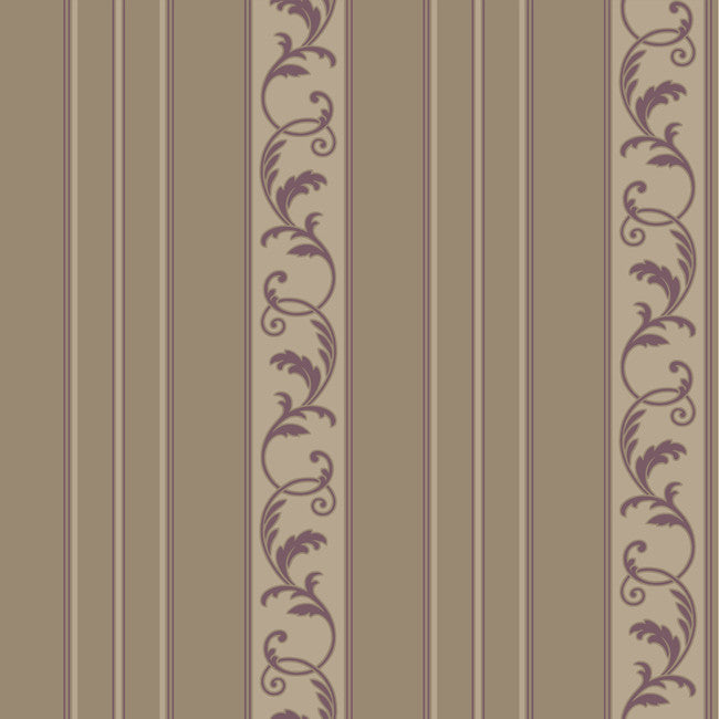 York JR5722 Sapphire Oasis Damask Stripe Wallpaper