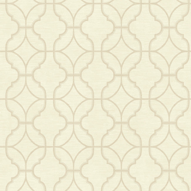 York JR5747 Sapphire Oasis Lattice Wallpaper
