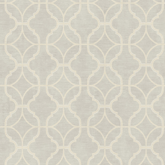 York JR5748 Sapphire Oasis Lattice Wallpaper