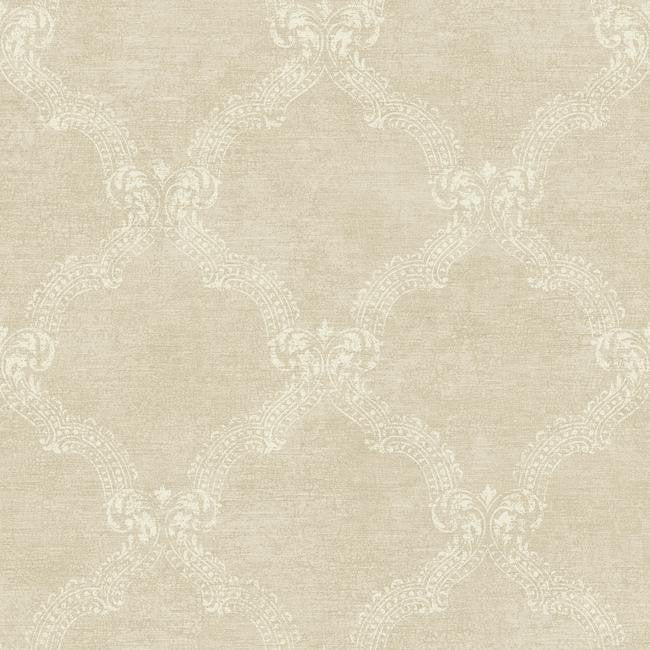 York JR5772 Sapphire Oasis Frame Wallpaper