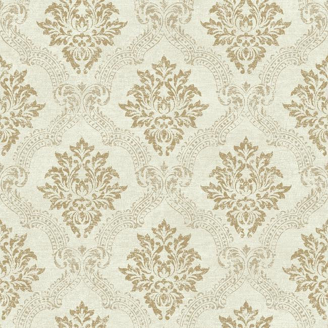 York JR5774 Sapphire Oasis Frame Wallpaper