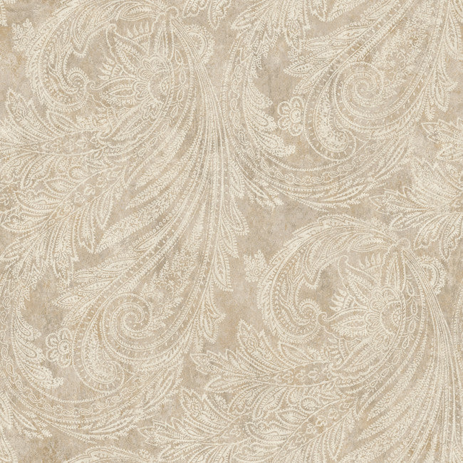 York JR5803 Sapphire Oasis Paisley Wallpaper