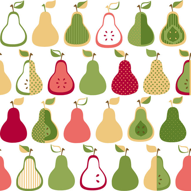 York KB8660 Bistro 750 Kitchen Pears Wallpaper