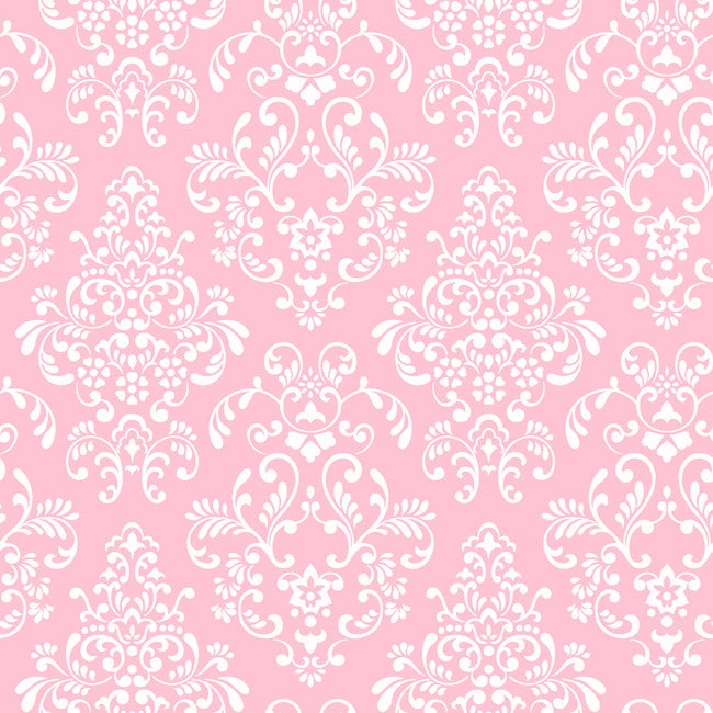 York KD1754 Pink & Purple Book Delicate Document Damask Wallpaper