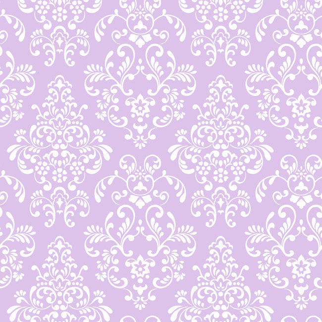 York KD1756 Pink & Purple Book Delicate Document Damask Wallpaper